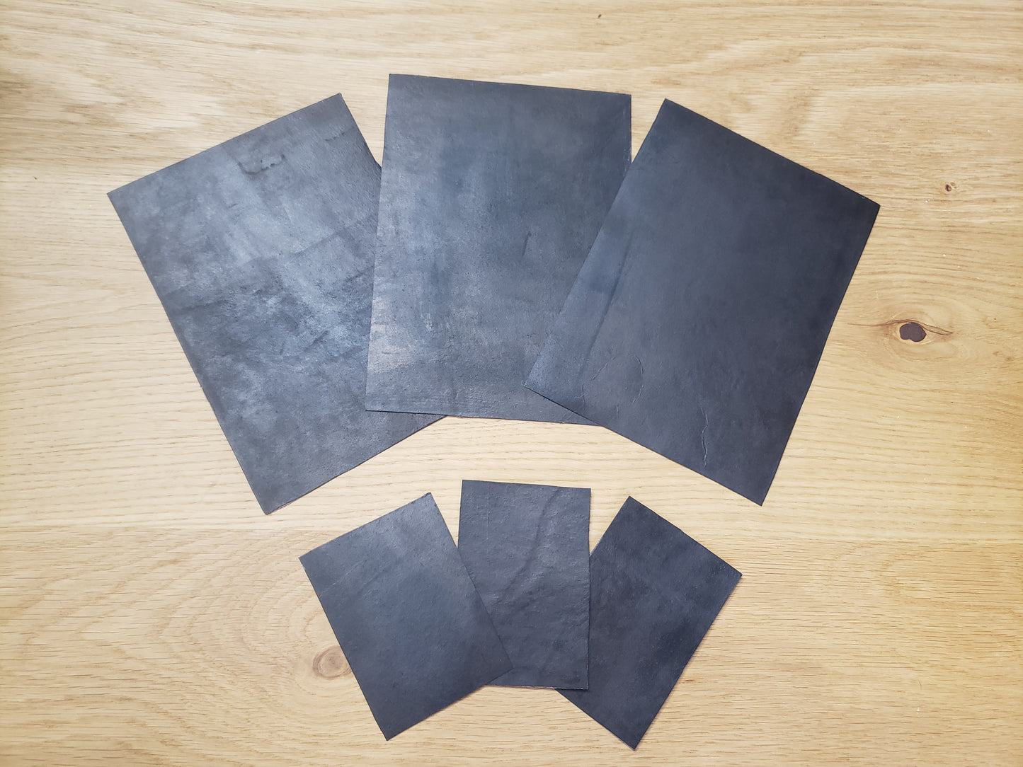 Black Handmade Lambskin Vellum Parchment