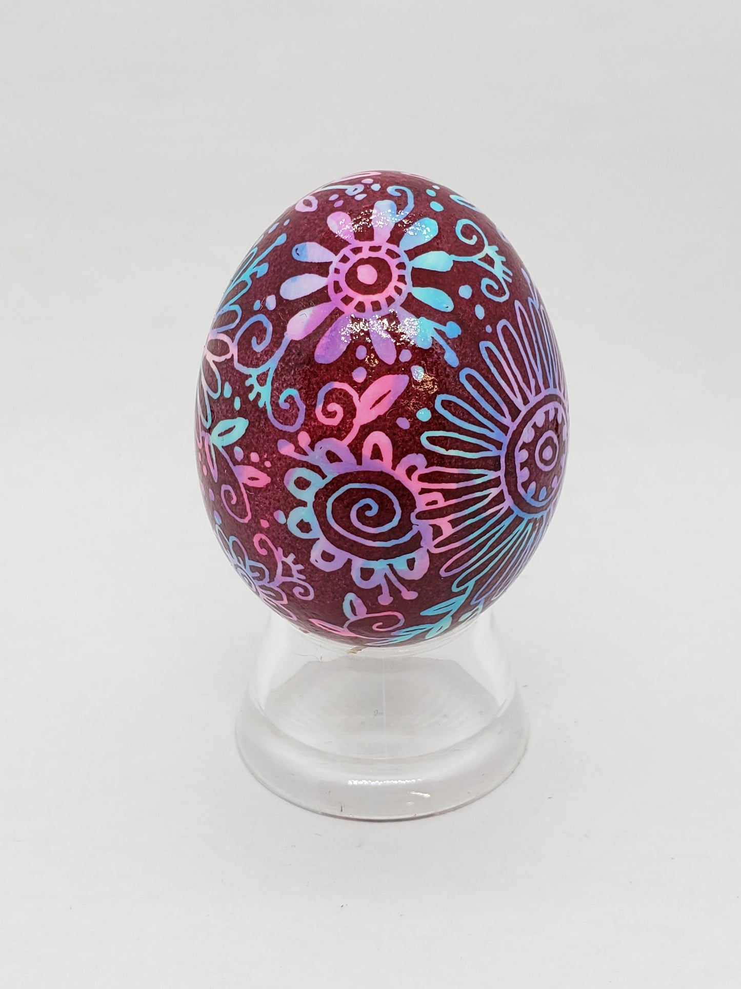 Daisies "Tie-dye" Pysanka
