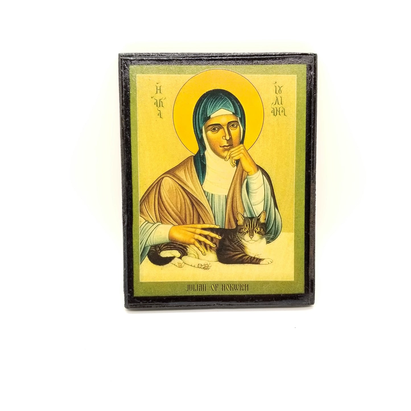 Mother Julian of Norwich Icon-Style Holy Picture
