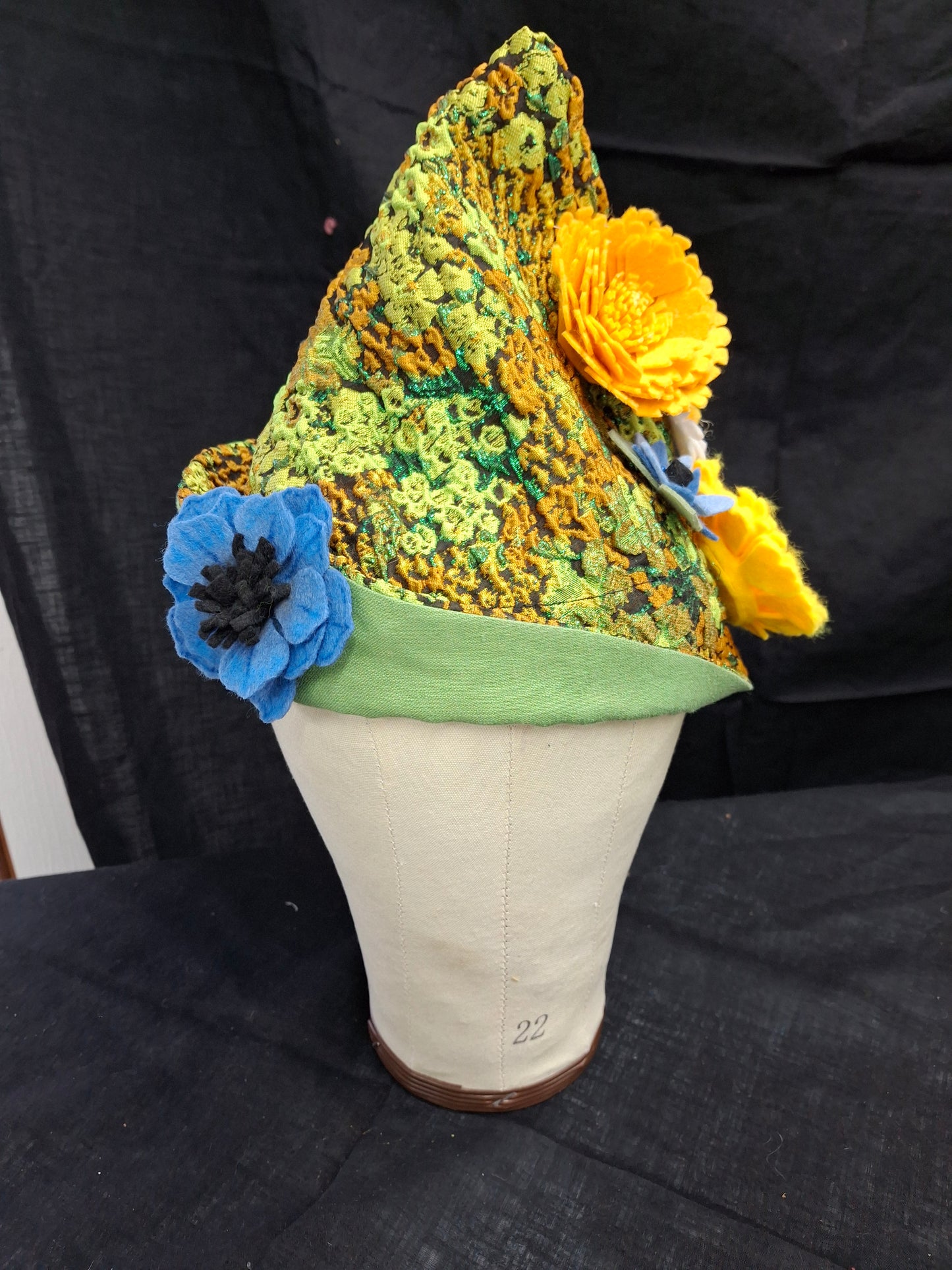 Flower Fantasy Fabric Cap