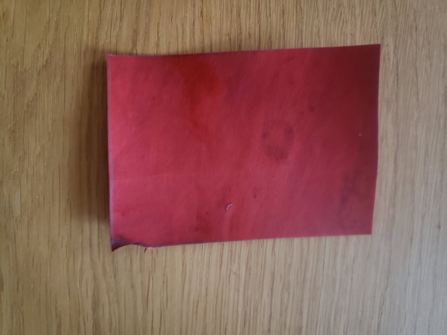 Brazillwood-dyed Handmade Lamskin Vellum Parchment