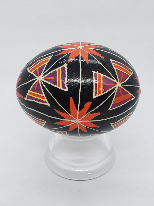 Suns and Windmills Pysanka