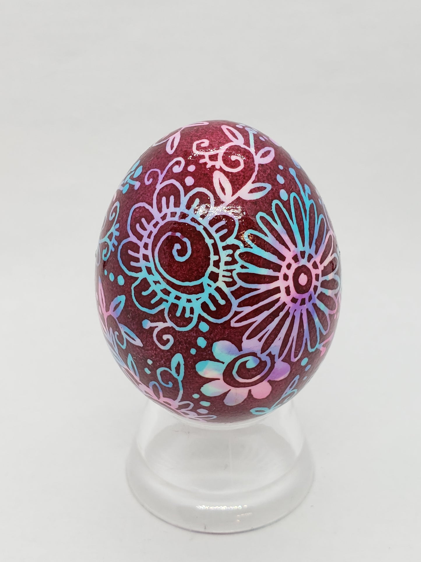 Daisies "Tie-dye" Pysanka