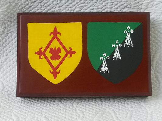 Custom Hand-Painted Wooden Box or Coffer