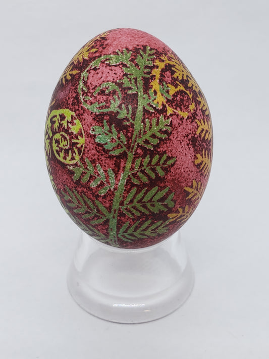 Fiddlehead Fern Pysanka