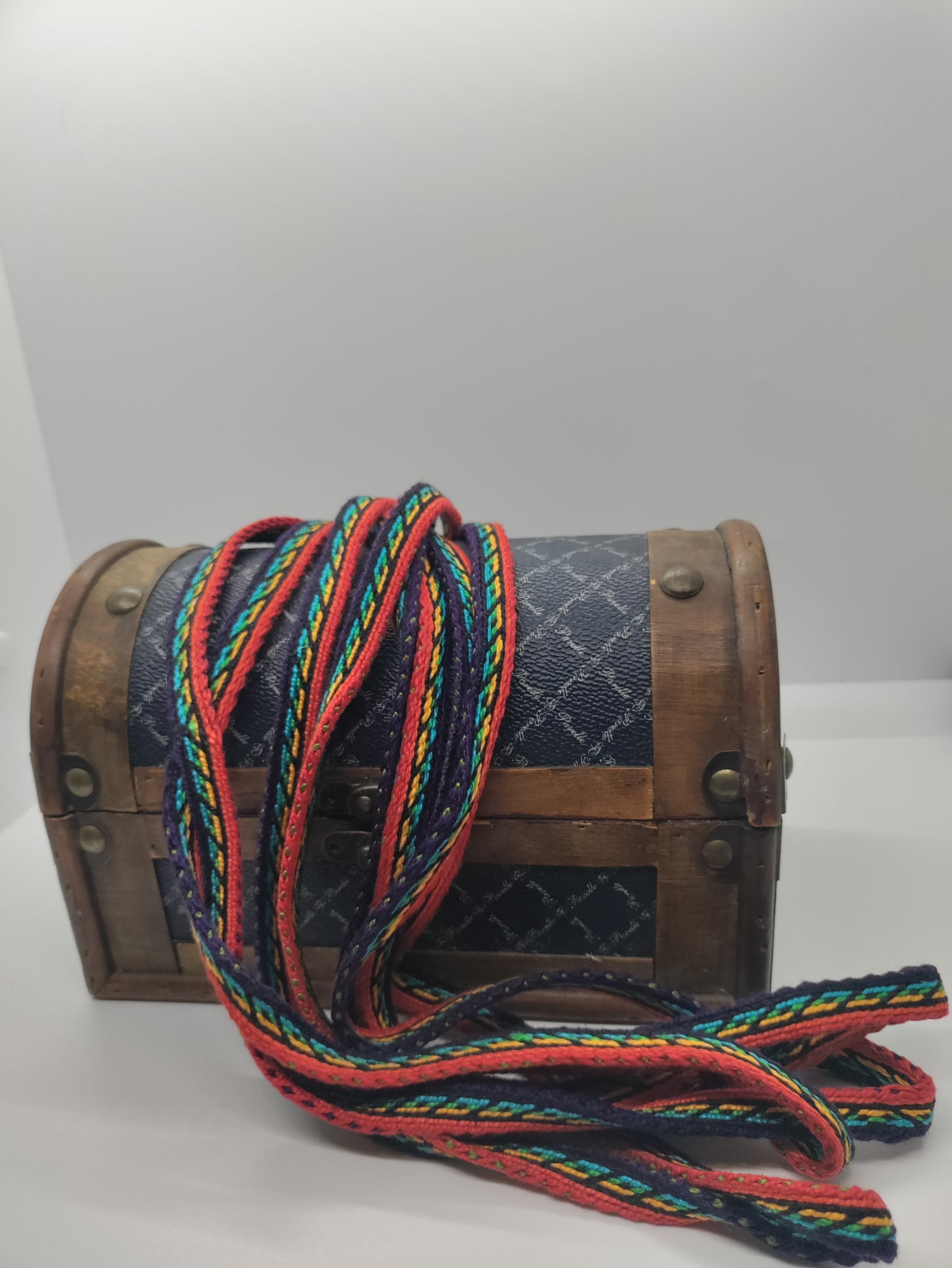 Rainbow Narrow Osberg Tablet Woven Trim