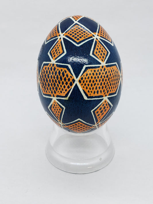 Stars and Nets Pysanka
