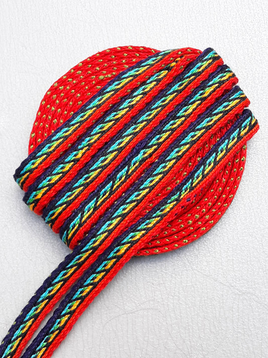 Rainbow Narrow Osberg Tablet Woven Trim